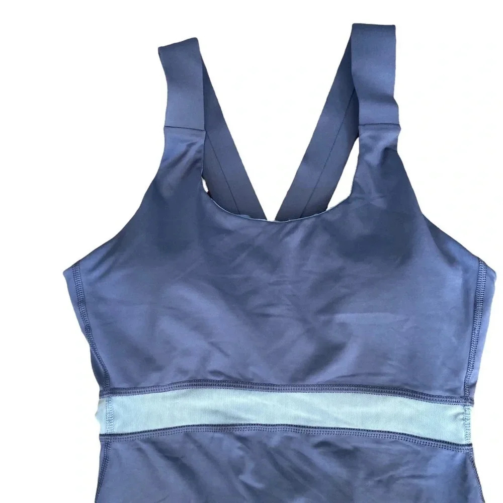 Lululemon Blue‎ Racerback Tank - Picture 3 of 8